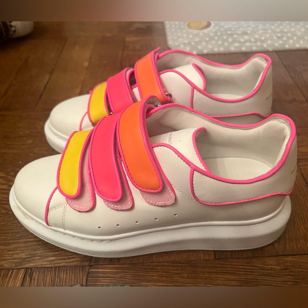 Almost New Neon Alexander McQueen Trainers